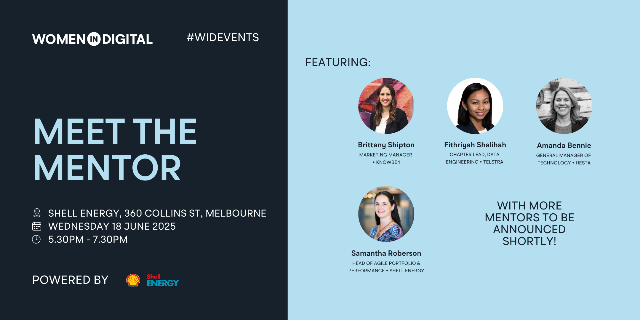Melbourne: Meet the Mentor